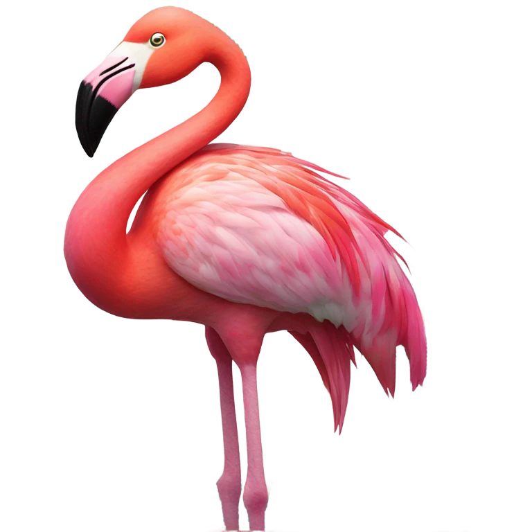 Flamingo quilting emoji