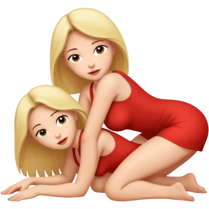 Fucking a woman in doggy style sex position  emoji