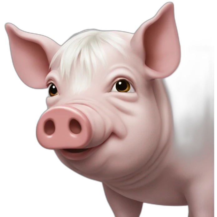 macron convertie un cochon à l'islam emoji