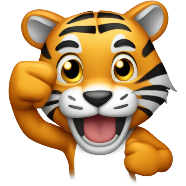 Tiger thumbs up emoji