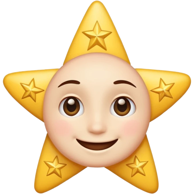 fun emoji based on 'Novato', star or spark to represent new beginnings, smiling face to make it inviting emoji