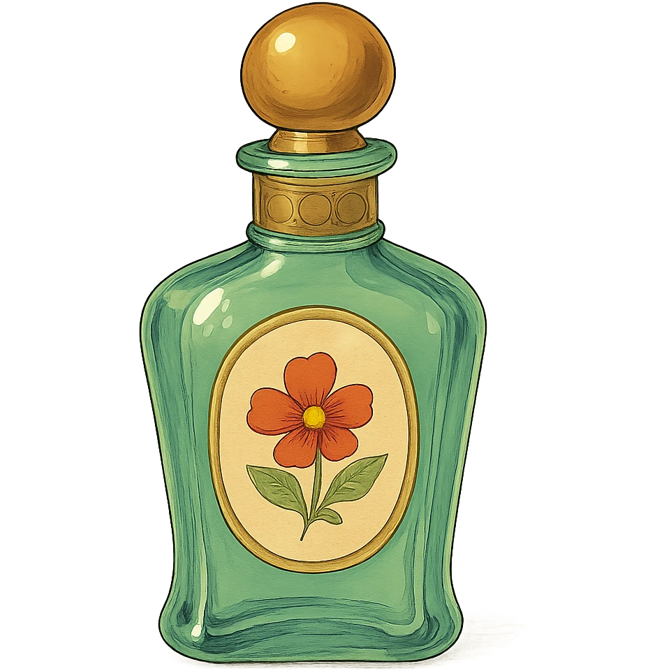 ghibli style perfume bottle emoji