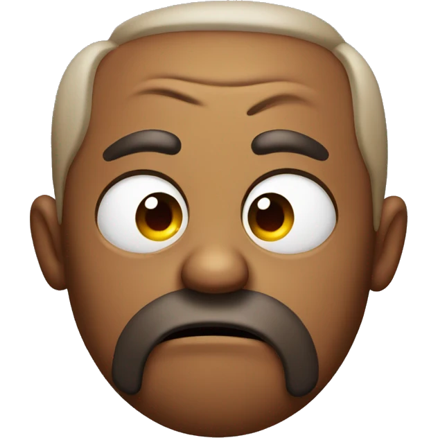 unamused emoji with tongue out emoji