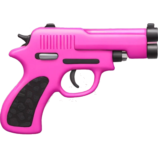 pink gun emoji
