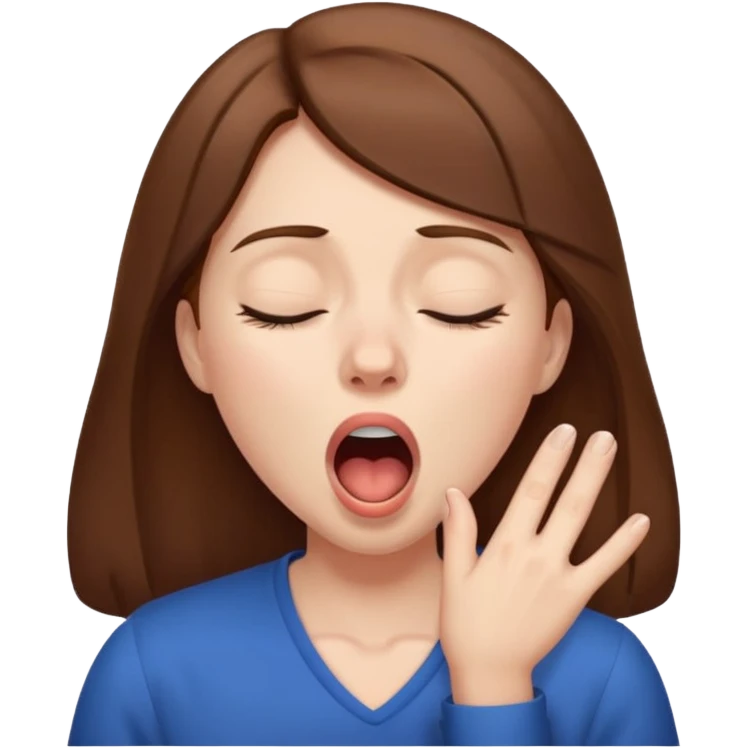 yawning woman emoji