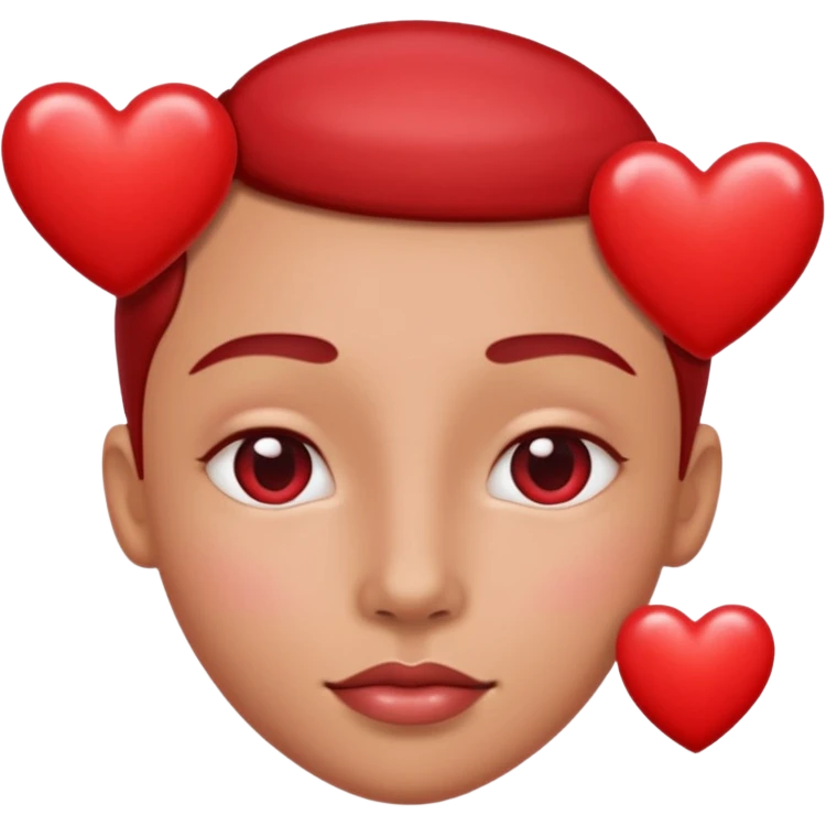 Nostril hearts emoji