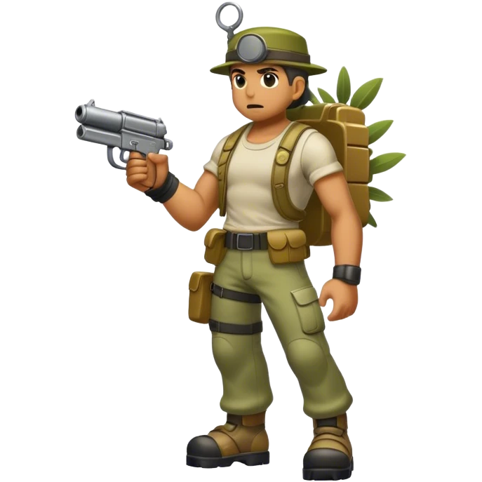 full body sideview metal slug character emoji