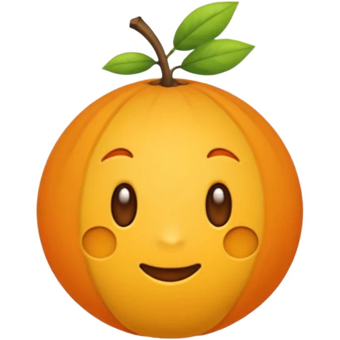 стульчик оранжевый emoji