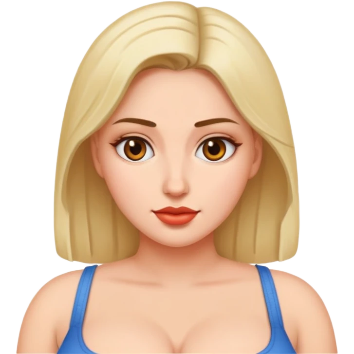 Woman with big tits emoji