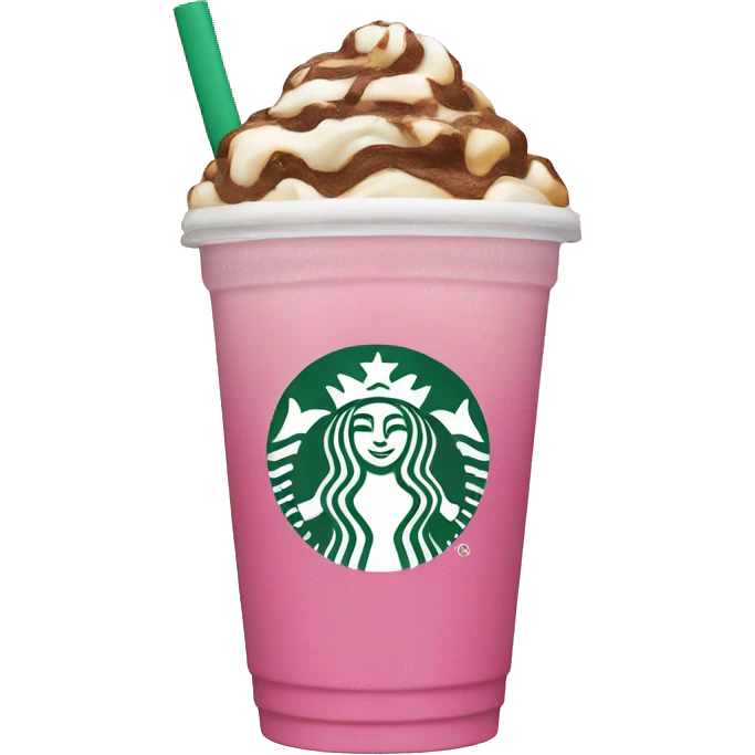 pink Starbucks drink emoji
