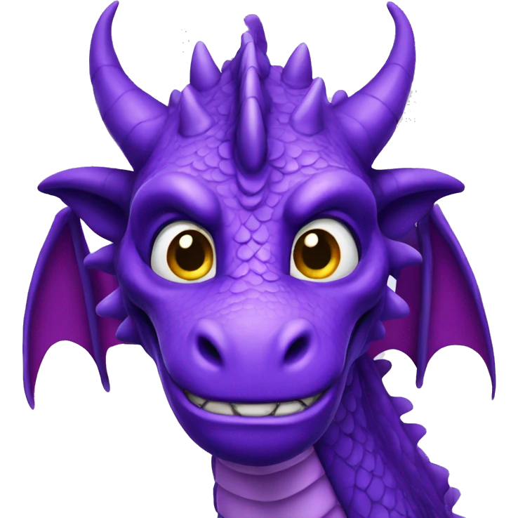 Purple dragon emoji