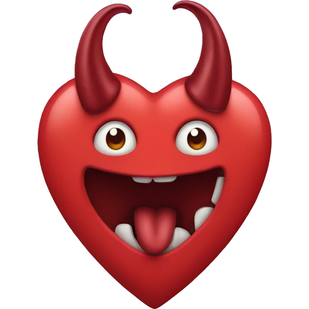 Heart with devil horns emoji