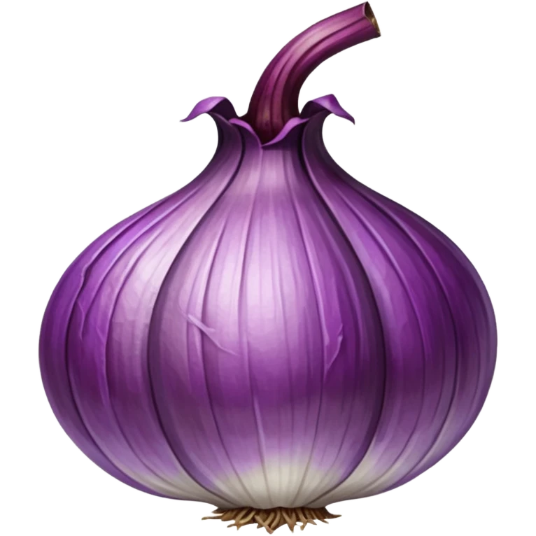 dried purple onion emoji