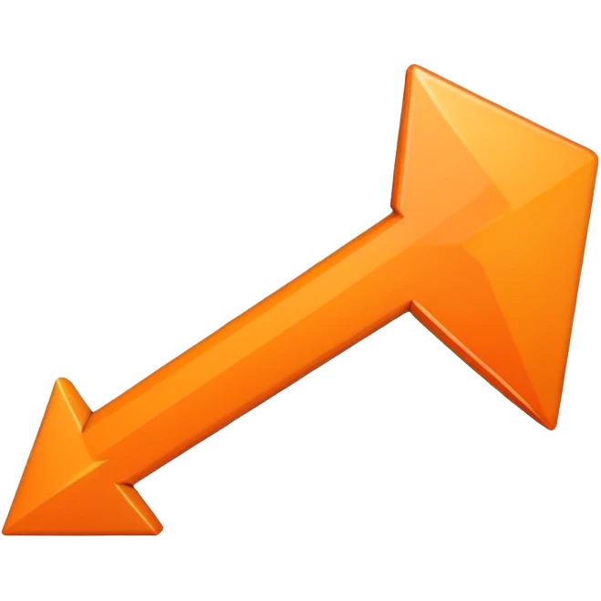 Orange arrow right emoji