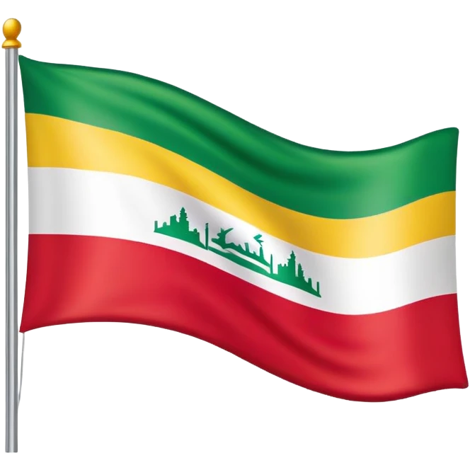 Kurdistan Flagge  emoji