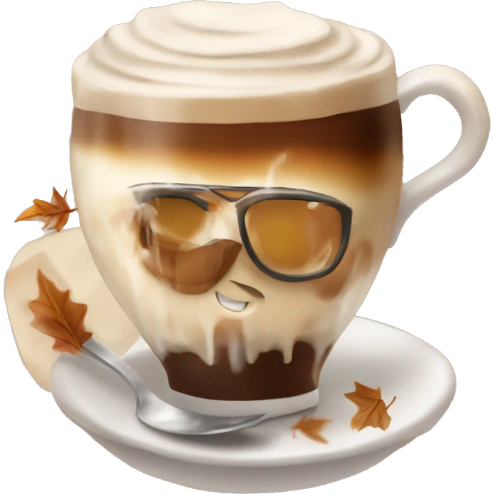Fall caffè aesthetic emoji