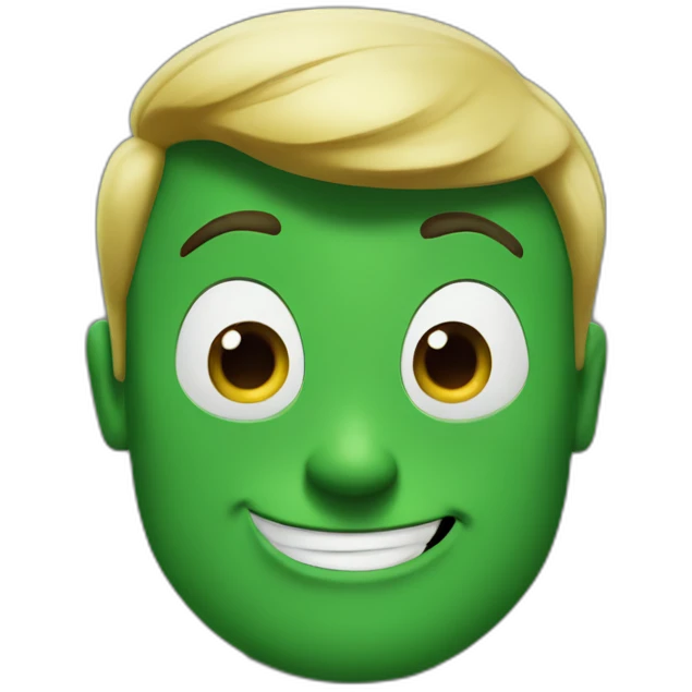 green mr incredible emoji