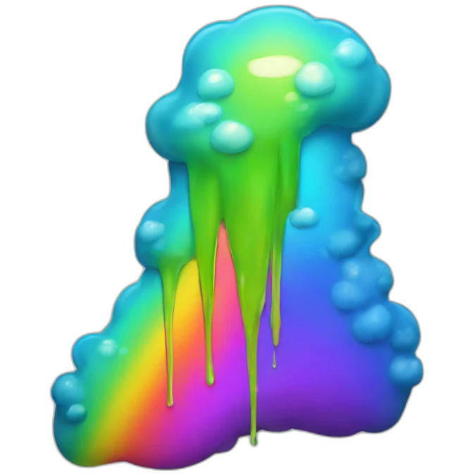 rainbow puke emoji