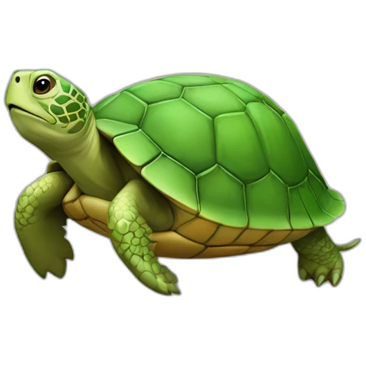 Tortue sur chat emoji