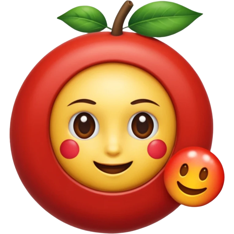 Uma mão apertando um botão escrito perigo emoji