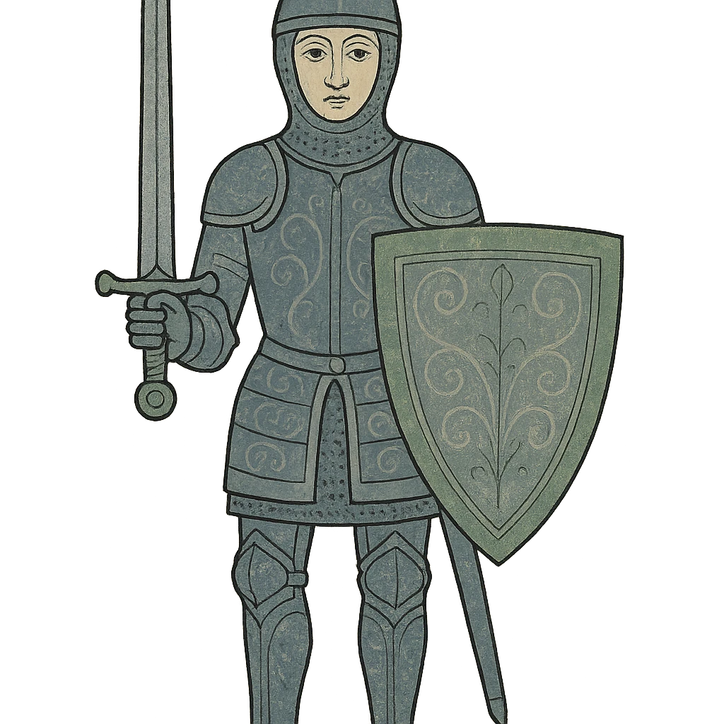 knight in a armor emoji