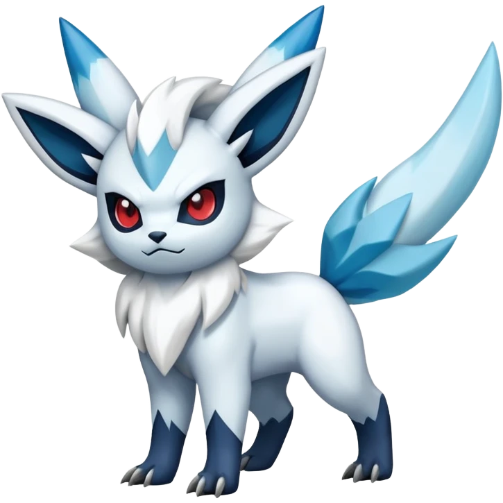 Absol-Glaceon-Zangoose-Hybrid (Full body) emoji