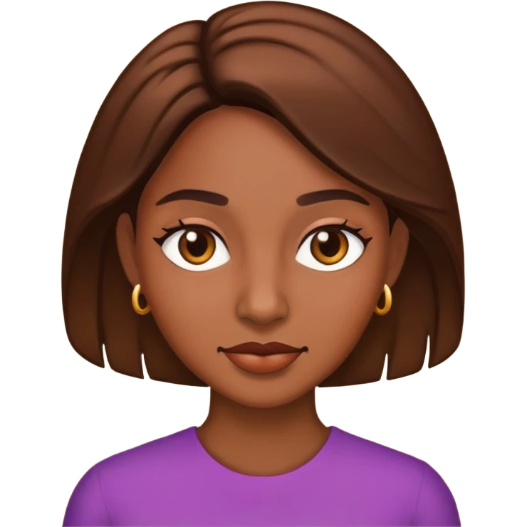 Mujer morena emoji