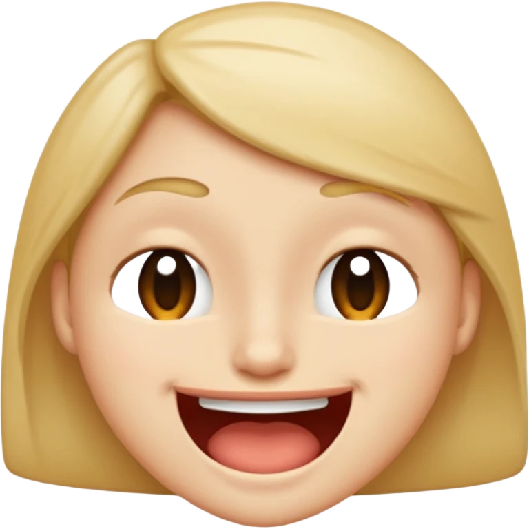 Winking mouth open emoji