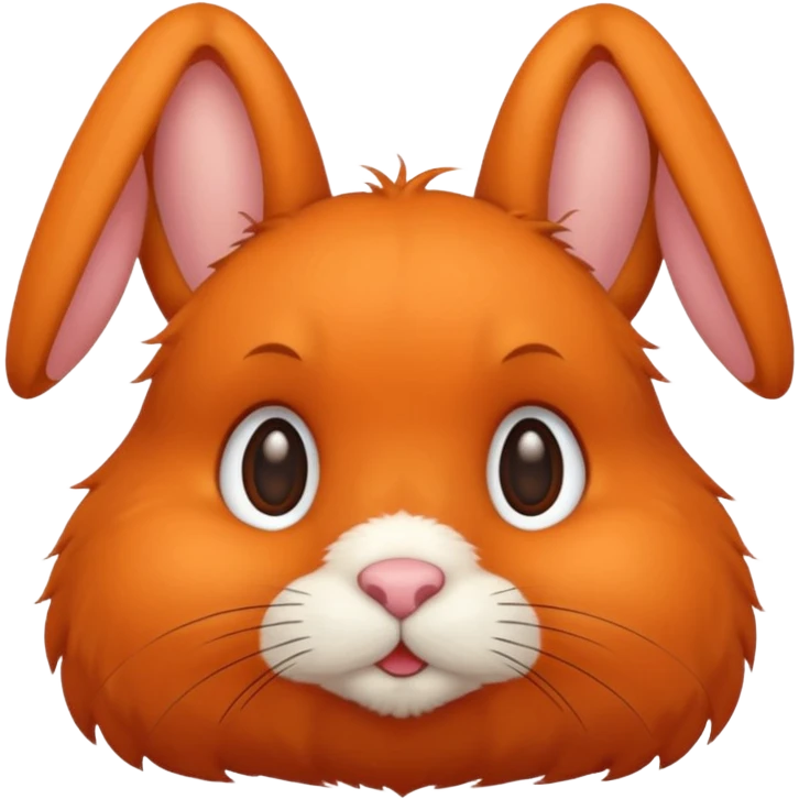 A orange rabbit emoji
