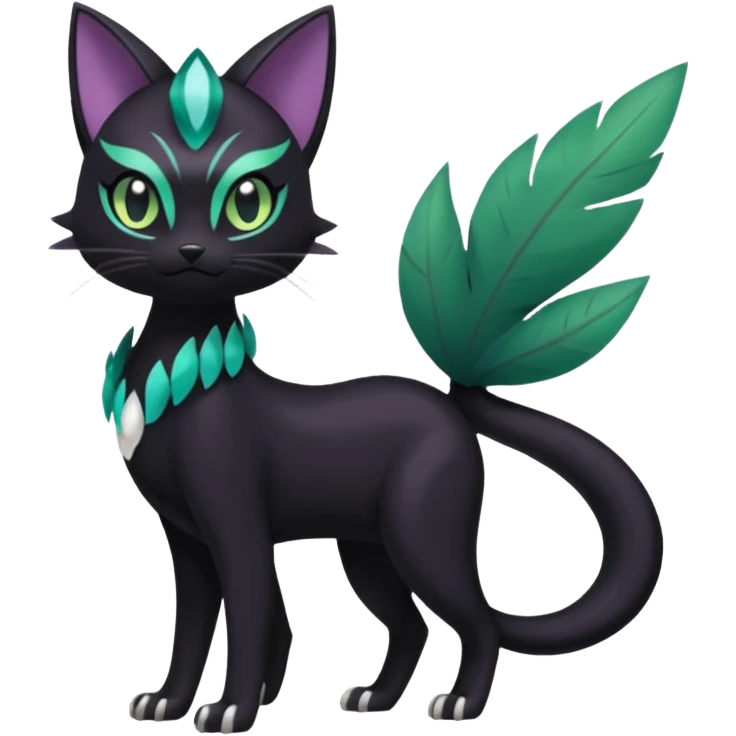 Meloetta-Purrloin-Nargacuga-Pokémon-Fakémon-fusion-hybrid-creature emoji