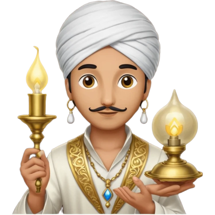 magician of the lamp emoji