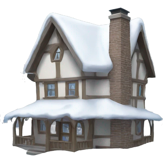 winter house  emoji