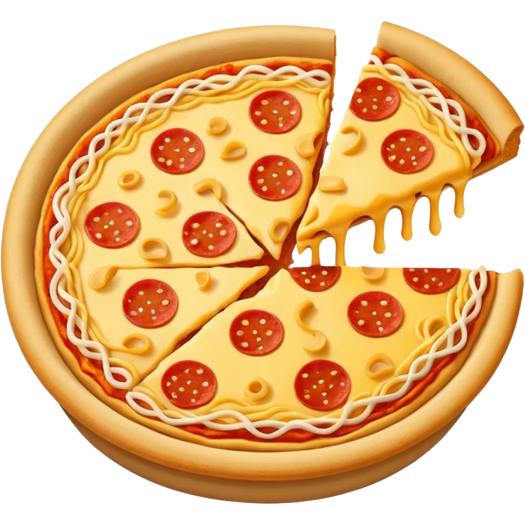 Ramen pizza emoji