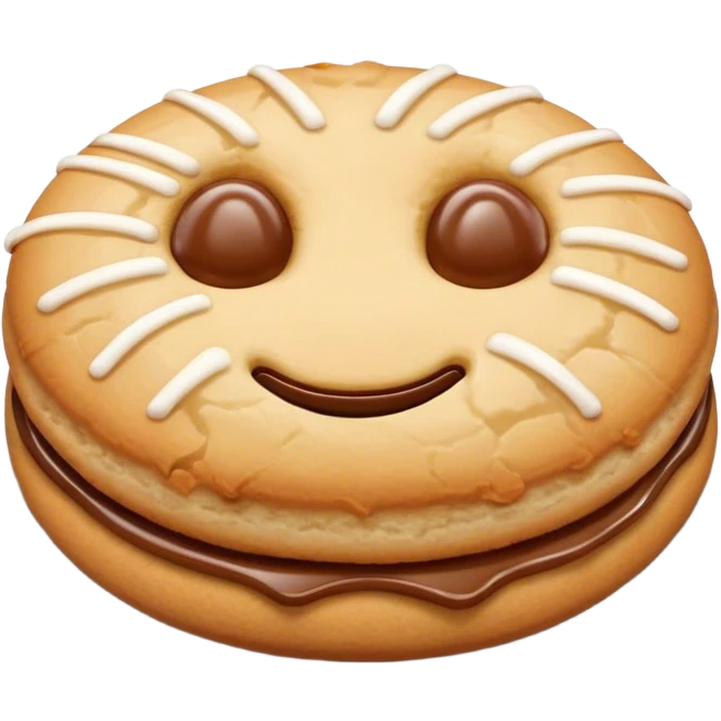coconut caramel cookie emoji