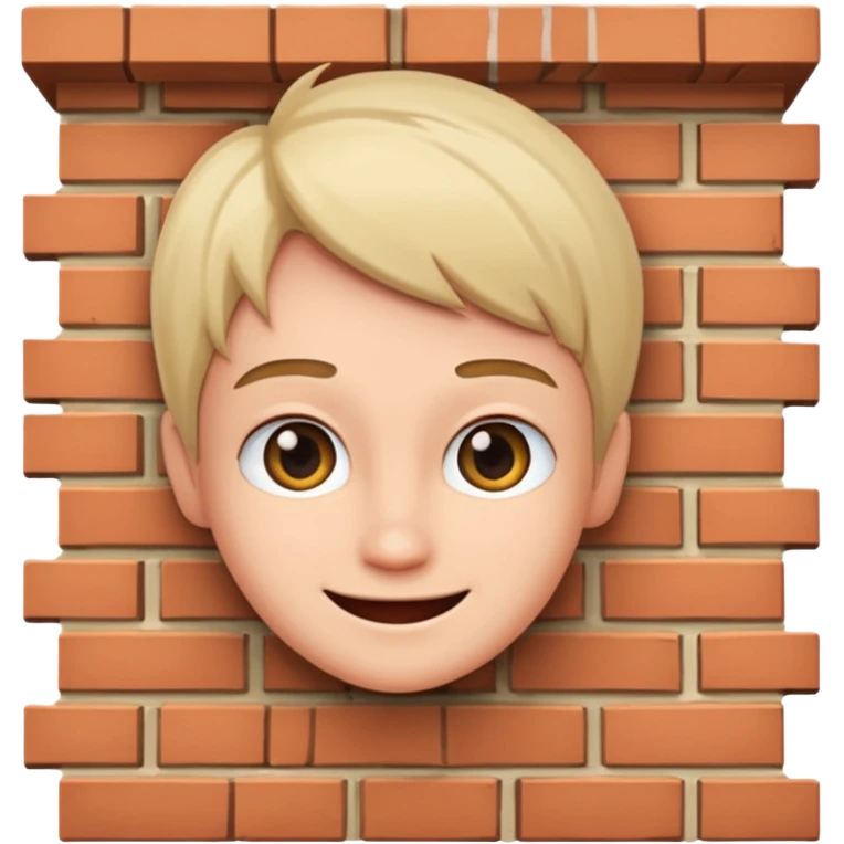 Someone peeking behind wall emoji