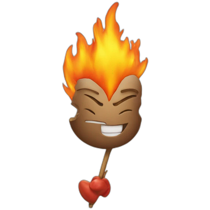 coeur en feu emoji