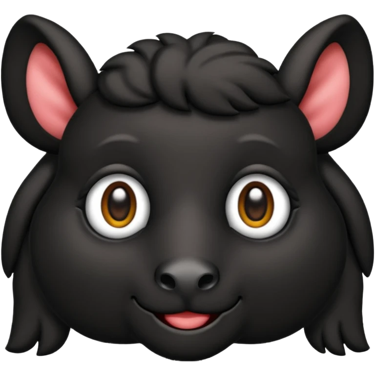 Emojin de una oveja negra emoji