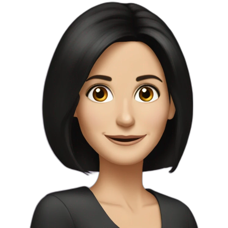 Courteney Cox geller emoji