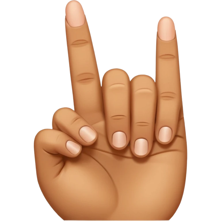Middle finger emoji