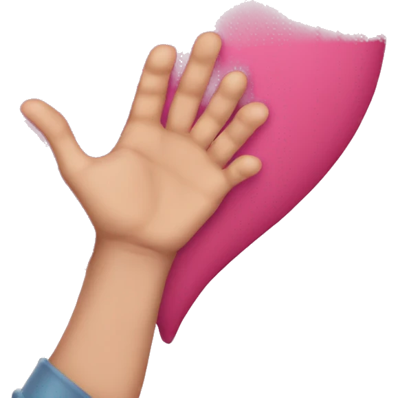 Corazon hecho con las manos y que dentro de a forma este este corazon 💗 emoji