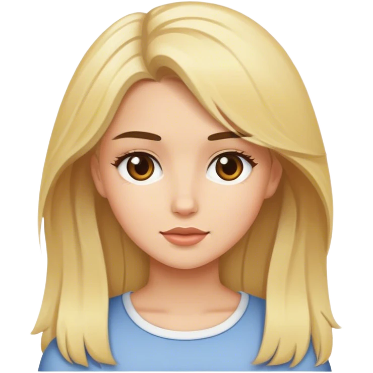 дівчина блондинка з брюнетом emoji