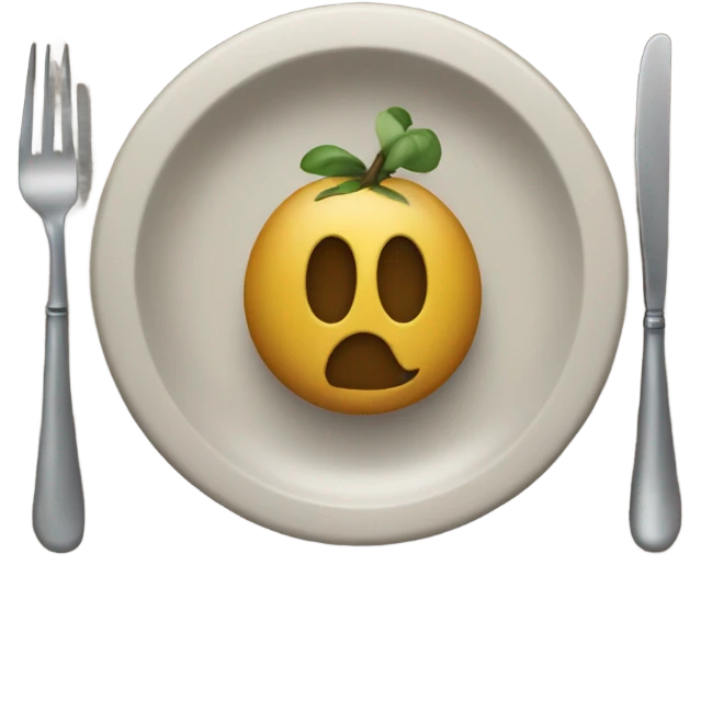 Remove the spoon and the fancy outline emoji