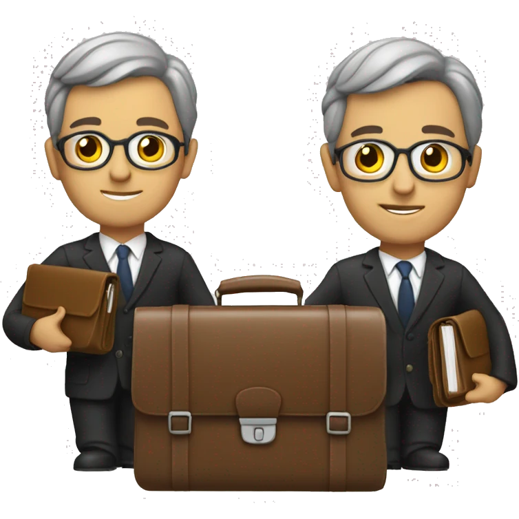 lawyer with briefcase emoji
