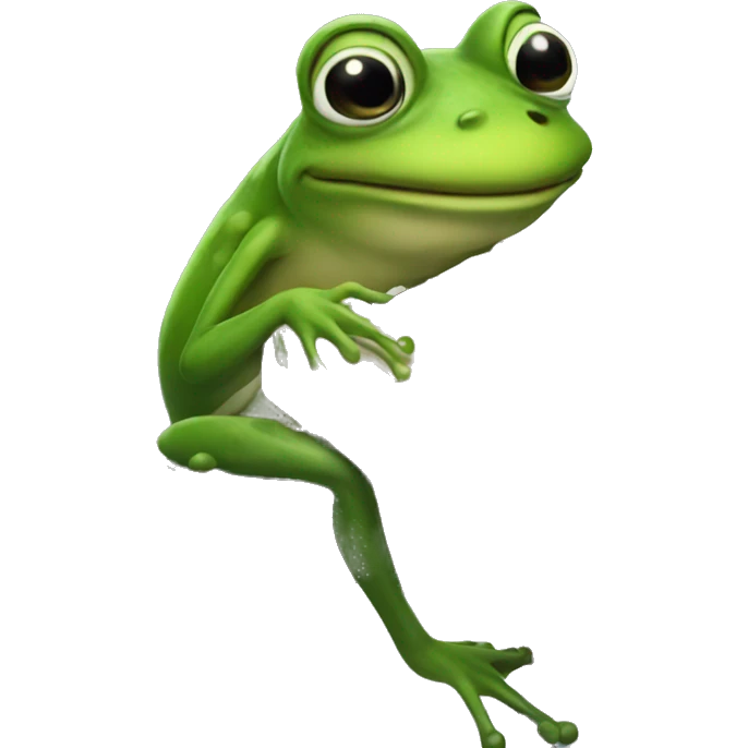 Frog playing the piano  emoji