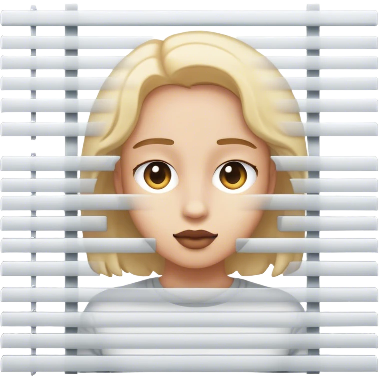 open blinds emoji