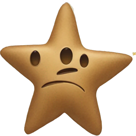 estrela com pernas emoji