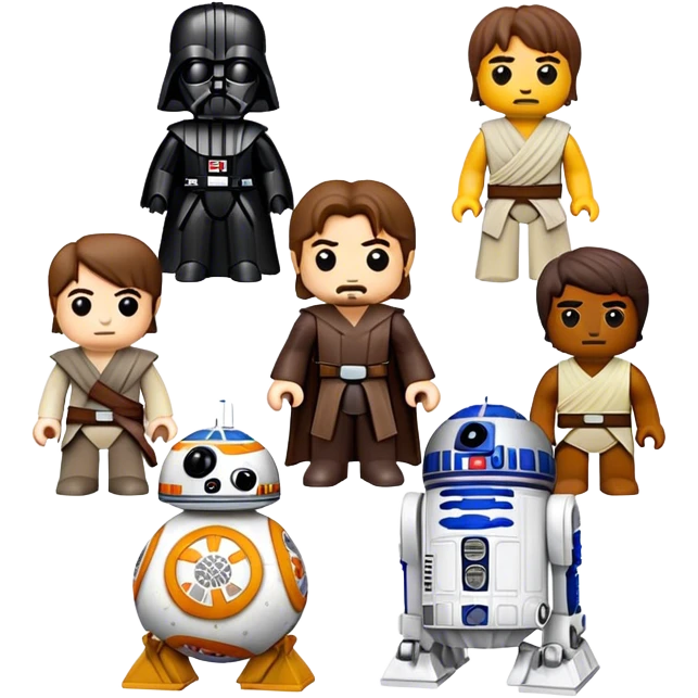 star wars figures emoji