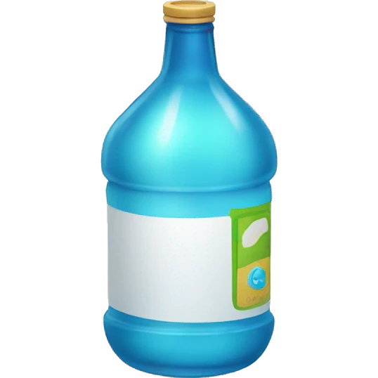 Botella de agua emoji