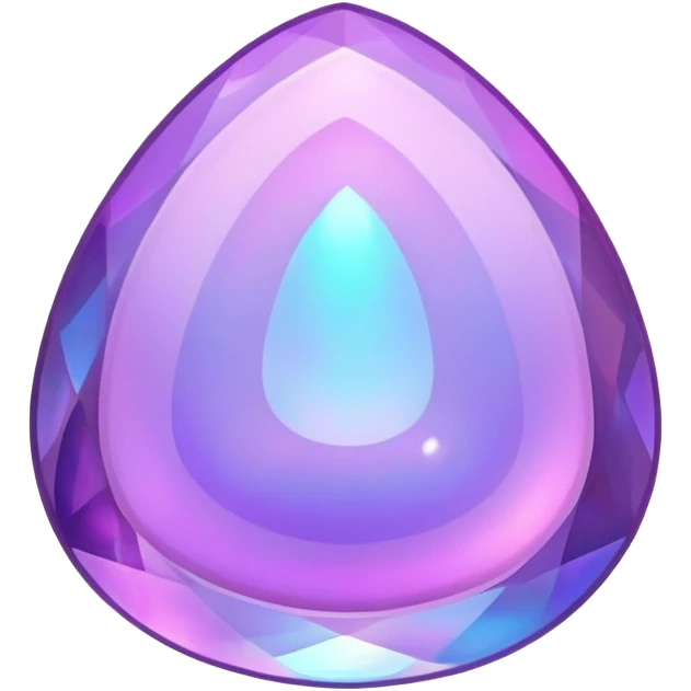 Purple opal gem  emoji