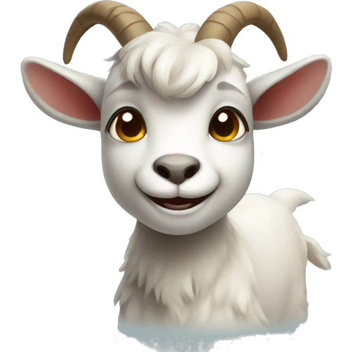 cute little goat  emoji